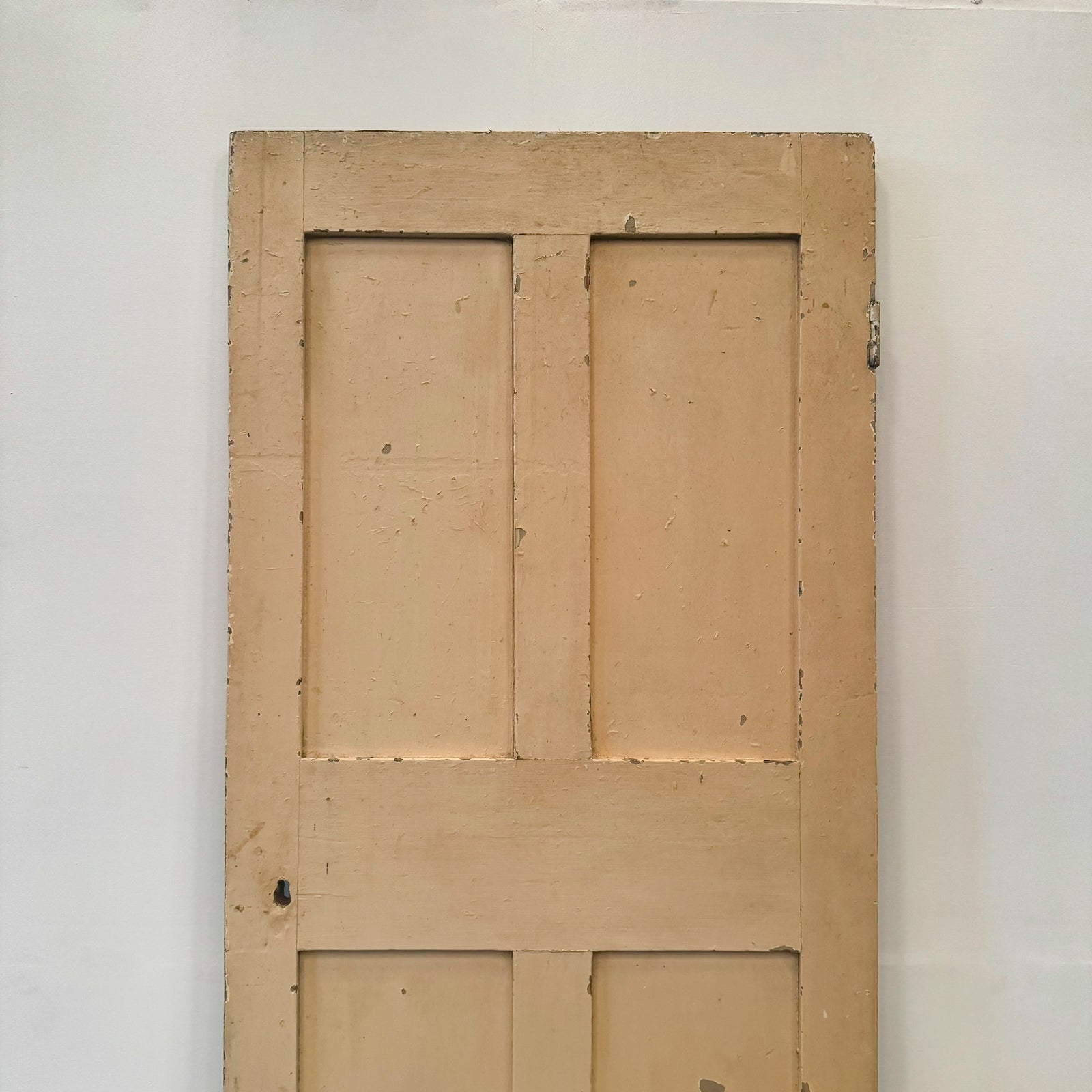 Georgian Solid Pine Panelled Door - 226cm x 78cm | The Architectural Forum