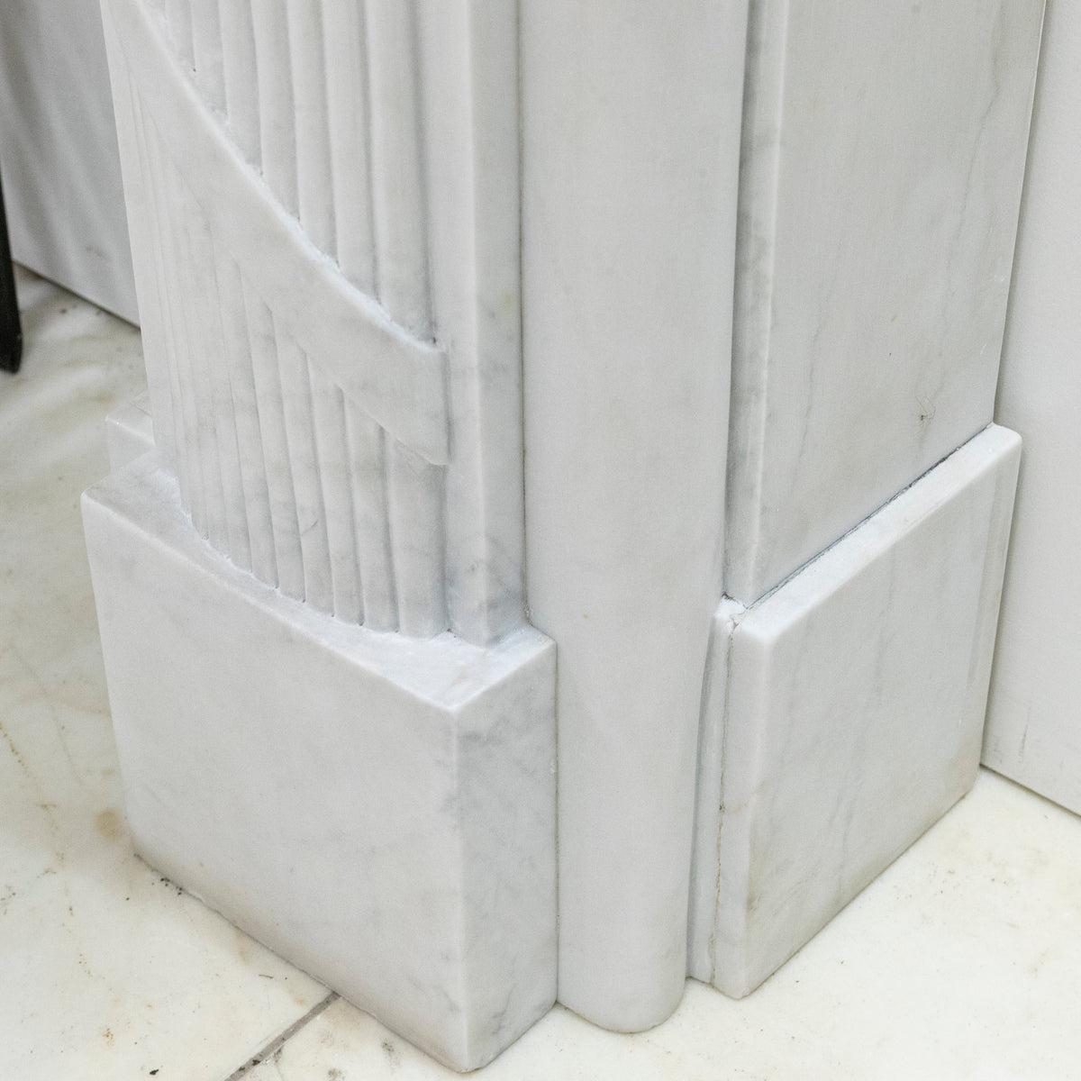 Reclaimed Regency Style White Marble Surround | The Architectural Forum