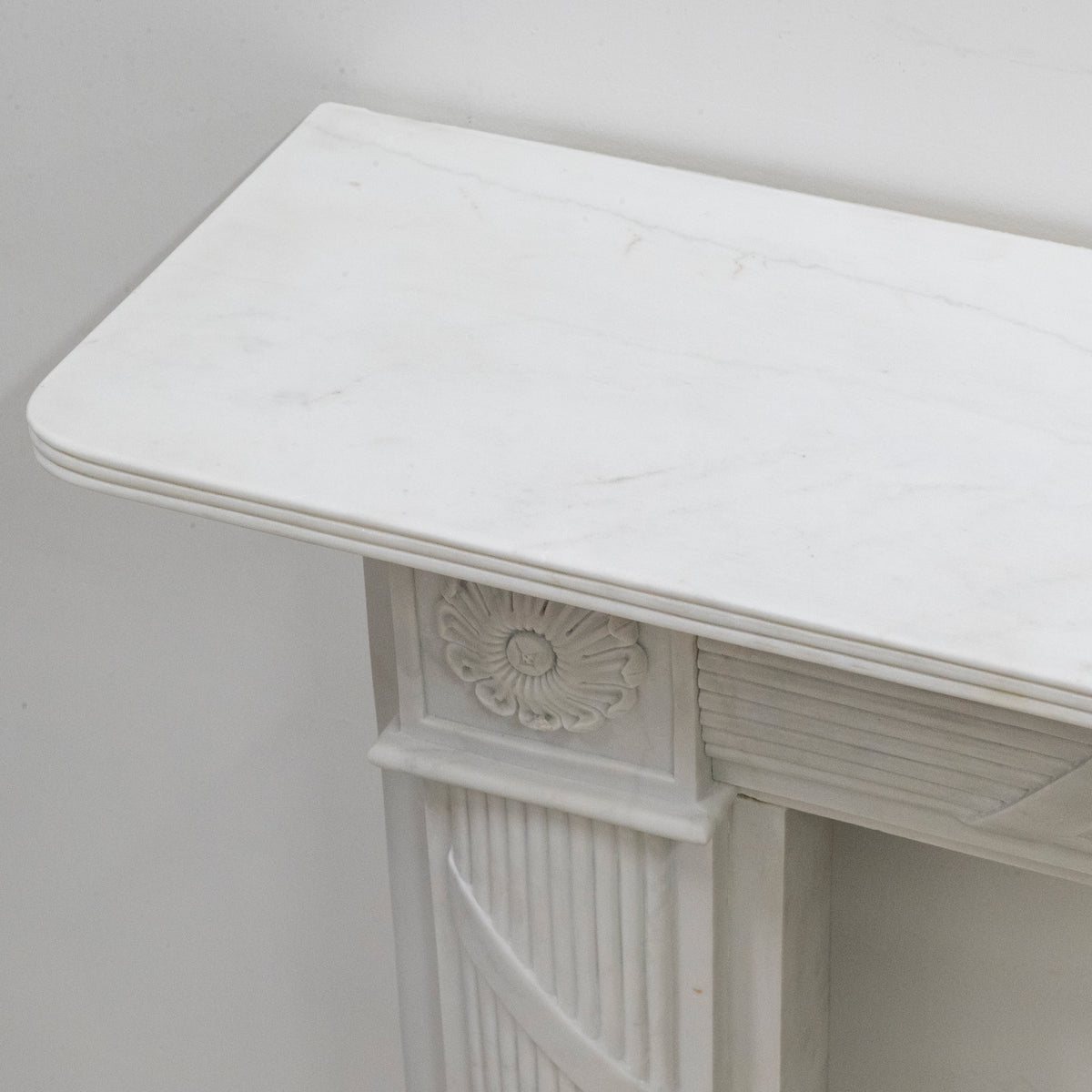 Reclaimed Regency Style White Marble Surround | The Architectural Forum