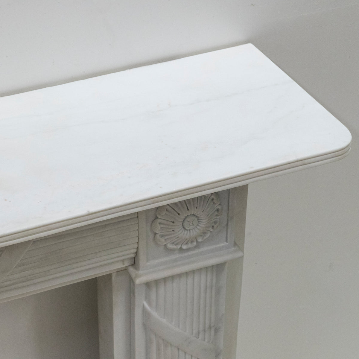 Reclaimed Regency Style White Marble Surround | The Architectural Forum