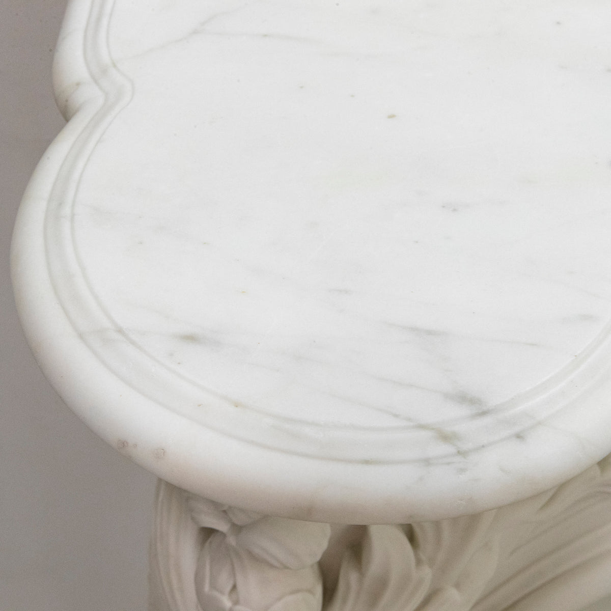 Ornate French Louis Style Statuary Marble Fireplace Surround | The Architectural Forum