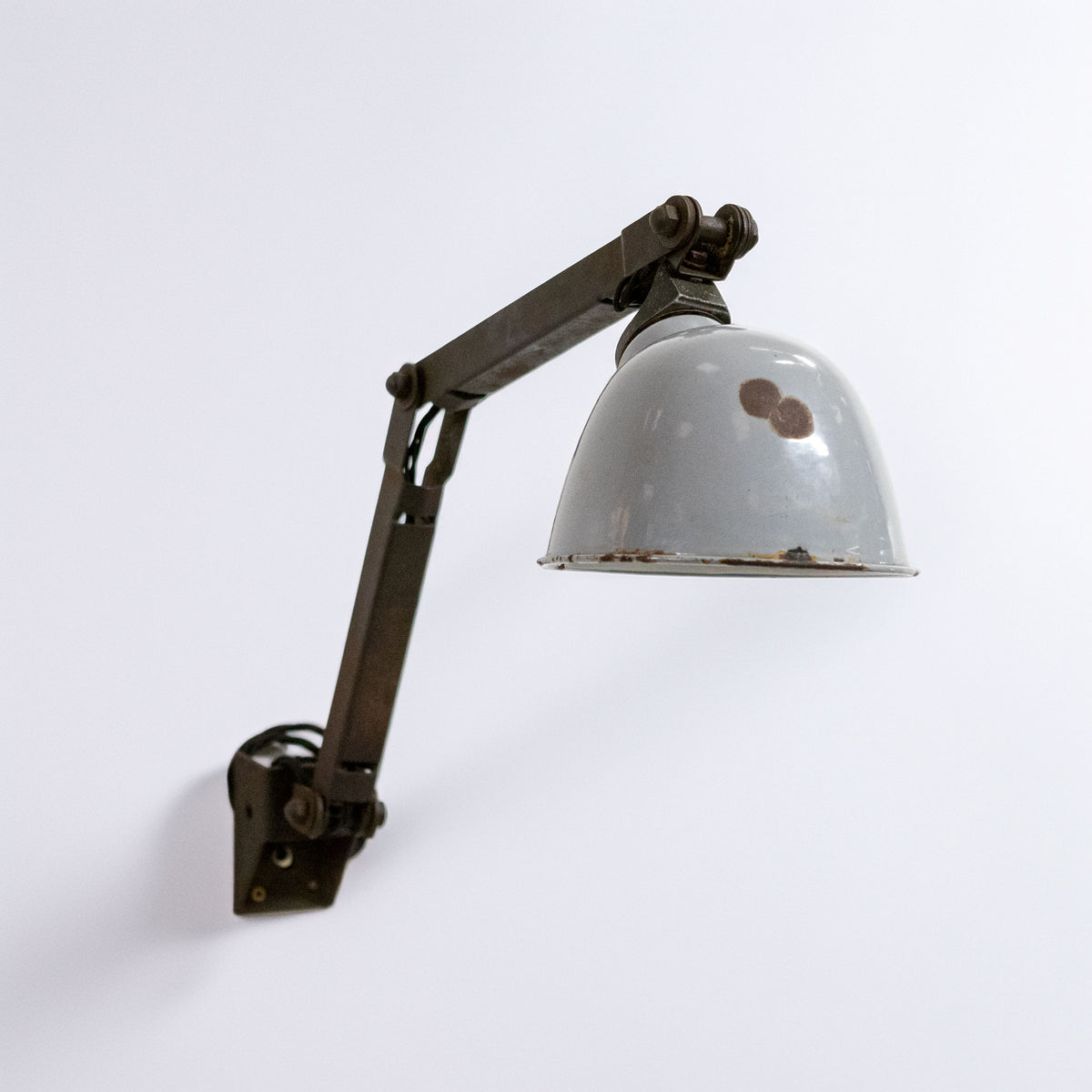 Early 20th Century Industrial Worktop Wall Light