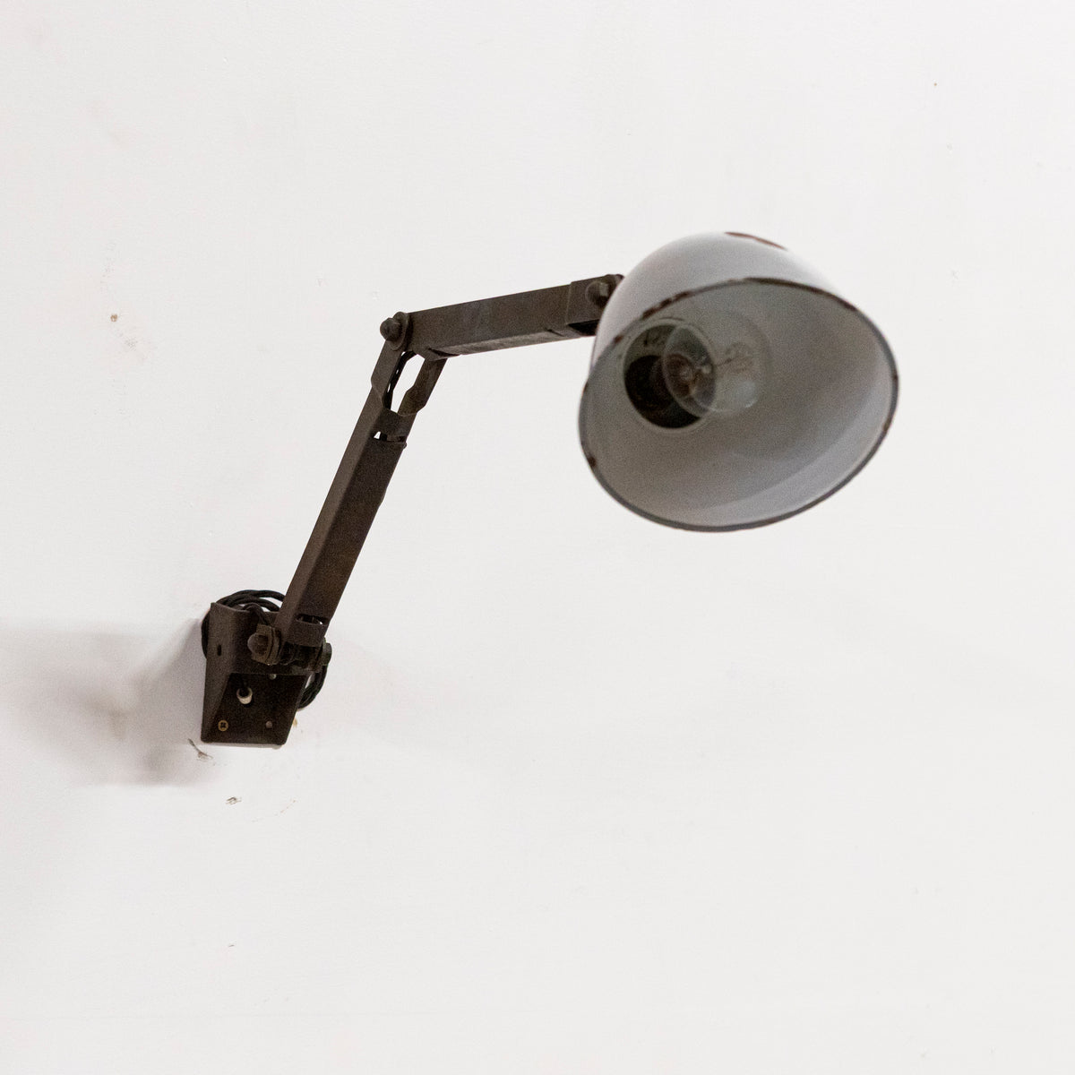 Early 20th Century Industrial Worktop Wall Light