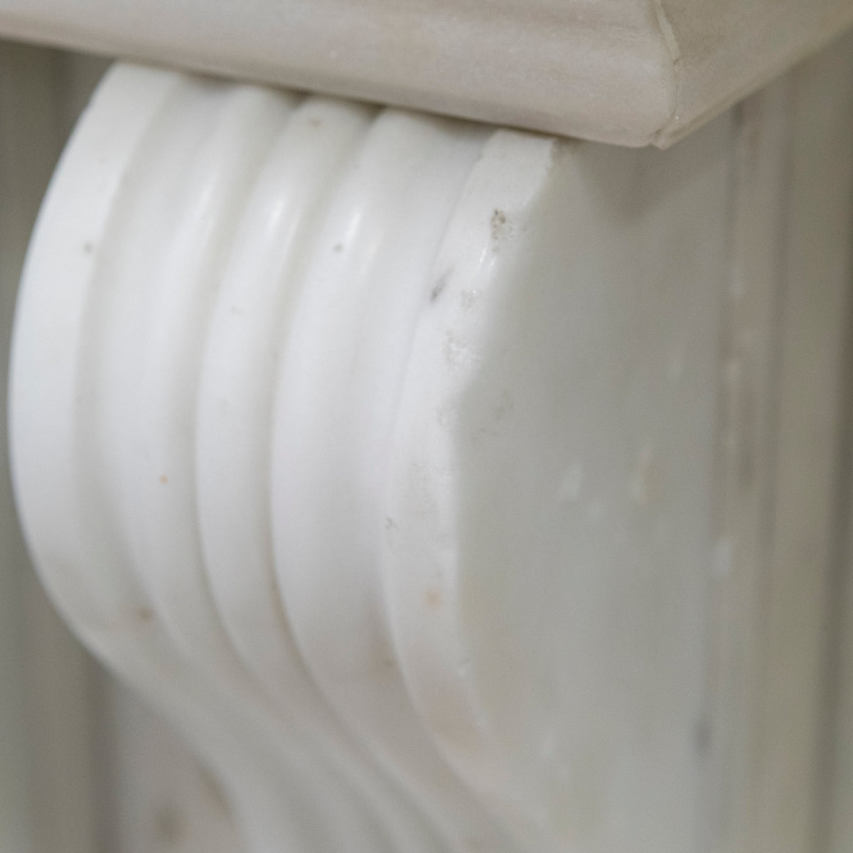 Large Antique Carrara Marble Fireplace Surround | The Architectural Forum