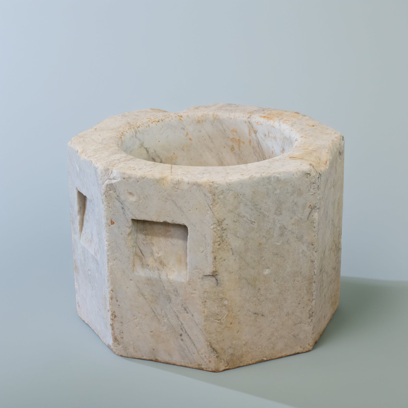 Large Antique Carved Marble Church Font | The Architectural Forum