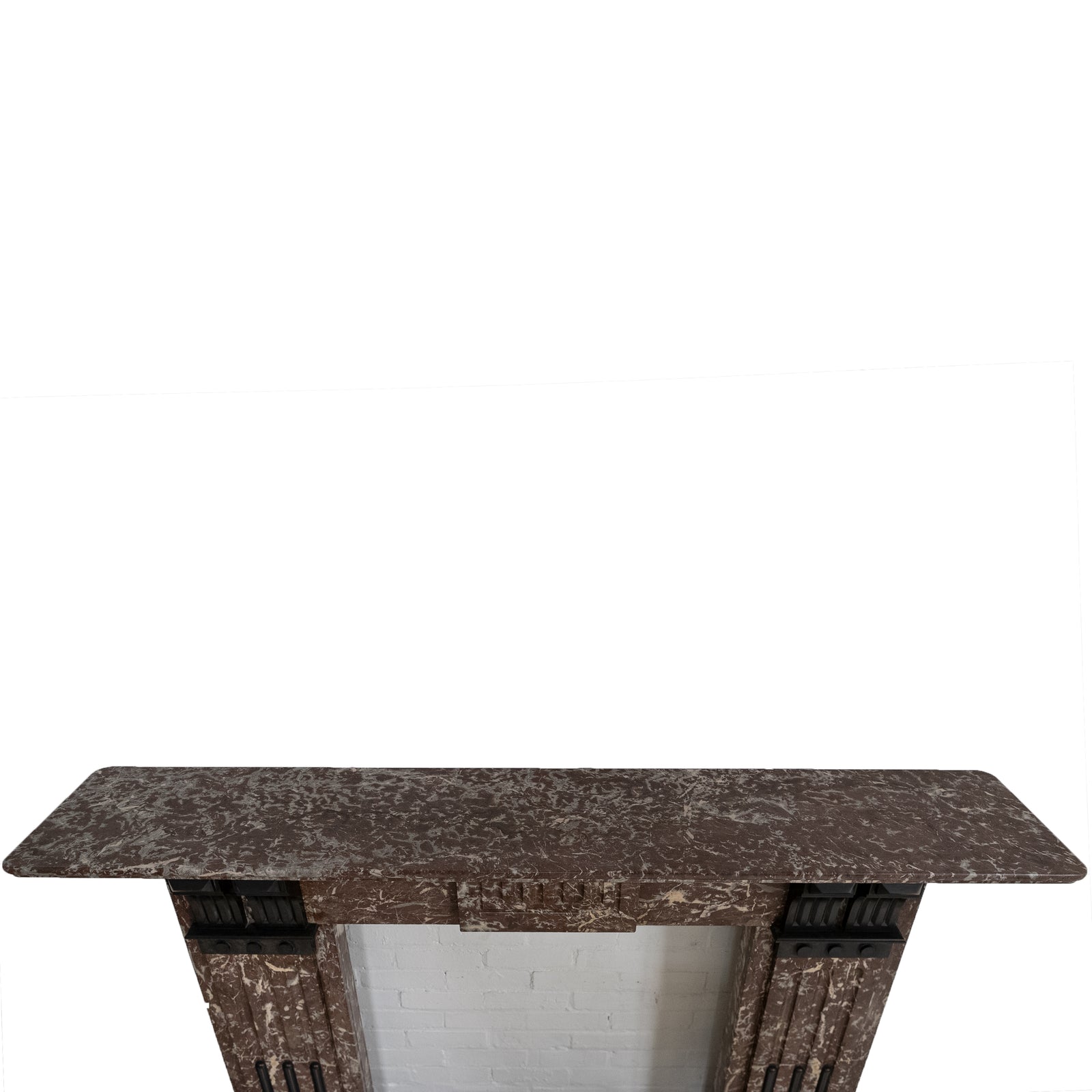 Large Antique Rouge Royal Red Marble Fireplace Surround | The Architectural Forum