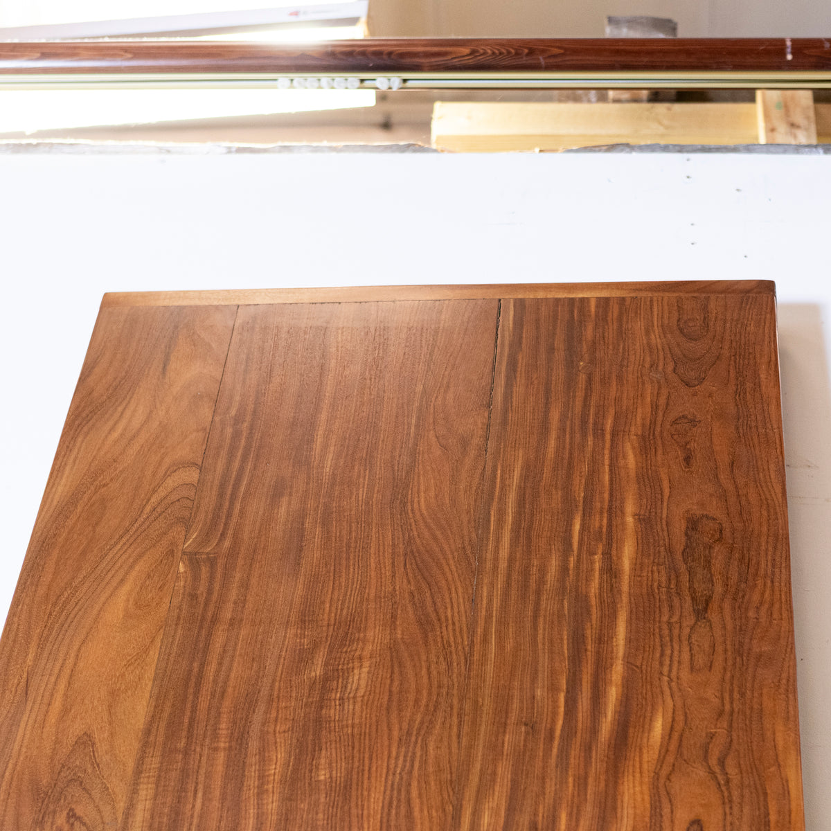 Reclaimed Afromosia Bespoke Worktop & Tabletop Pieces | The Architectural Forum