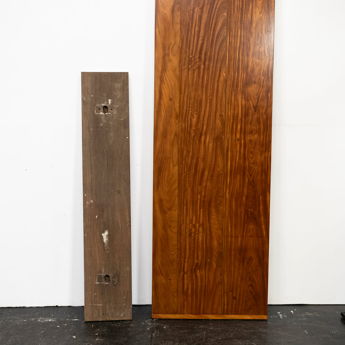 Reclaimed Afromosia Bespoke Worktop & Tabletop Pieces | The Architectural Forum