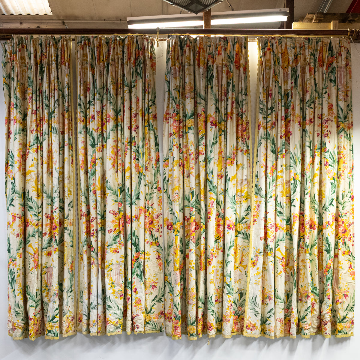 x3 Pairs FONTAINEBLEAU French Curtains | Chintz Drapes | The Architectural Forum