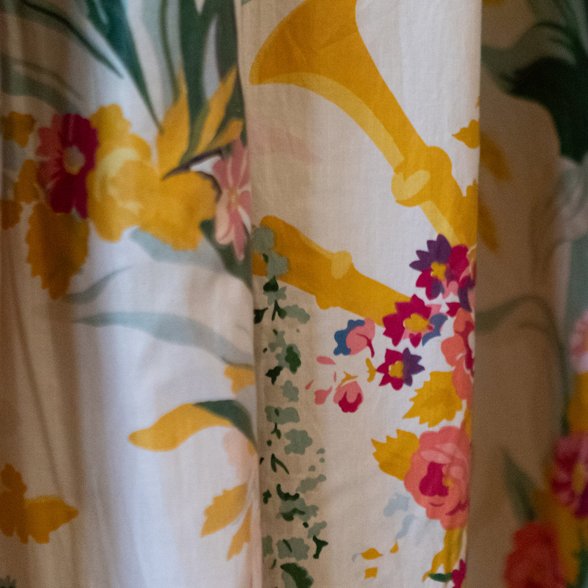 x3 Pairs FONTAINEBLEAU French Curtains | Chintz Drapes | The Architectural Forum