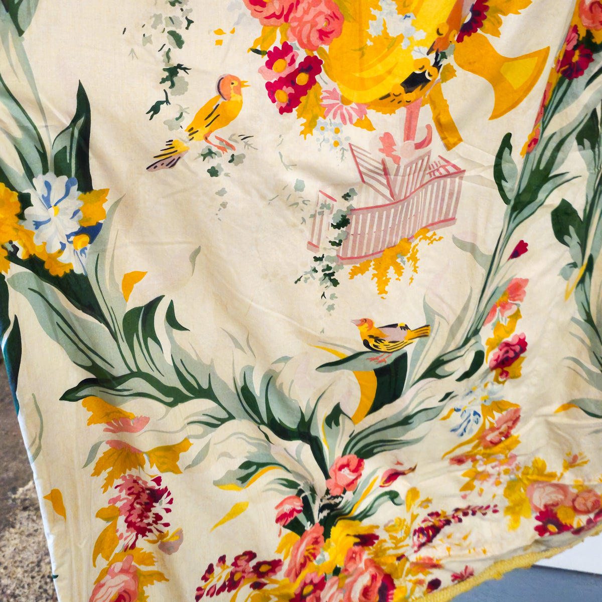 x3 Pairs FONTAINEBLEAU French Curtains | Chintz Drapes | The Architectural Forum