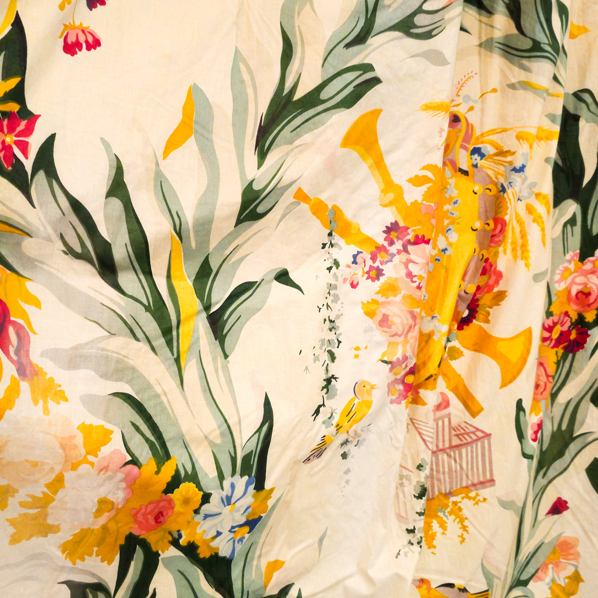 x3 Pairs FONTAINEBLEAU French Curtains | Chintz Drapes | The Architectural Forum