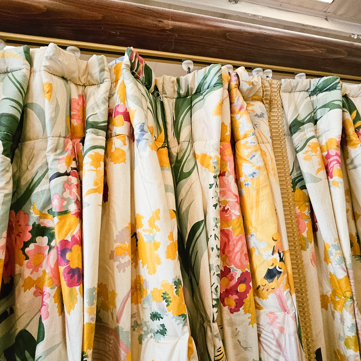 x3 Pairs FONTAINEBLEAU French Curtains | Chintz Drapes | The Architectural Forum