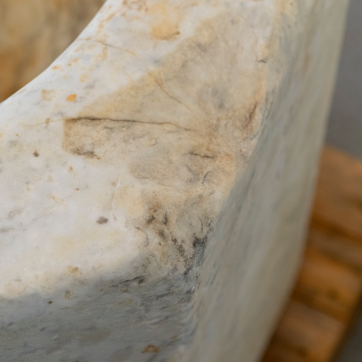 Large Antique Carved Marble Church Font | The Architectural Forum