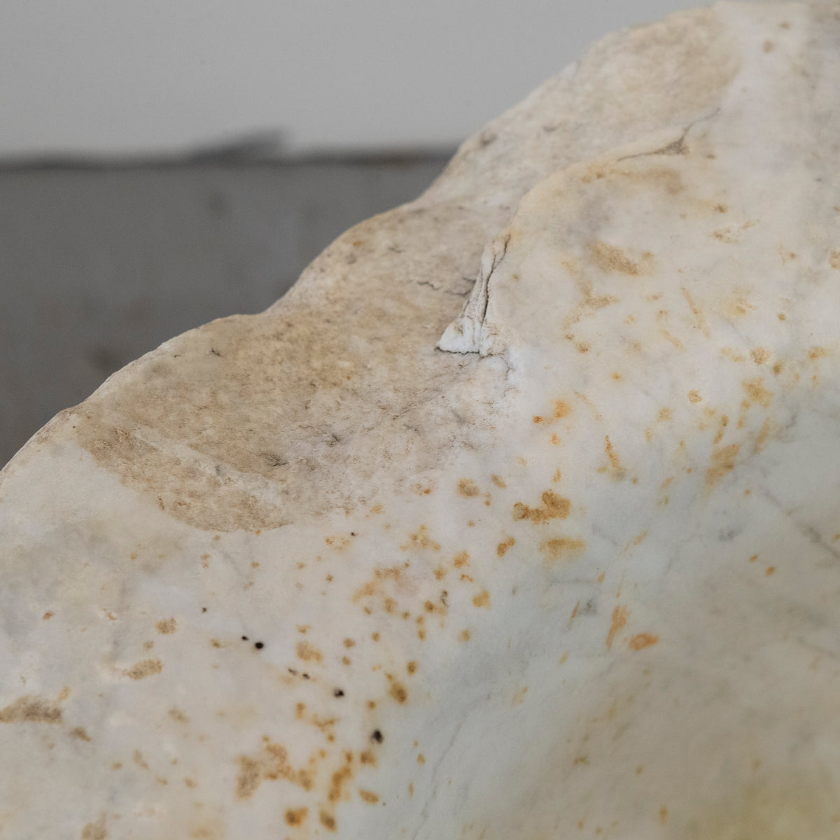 Large Antique Carved Marble Church Font | The Architectural Forum