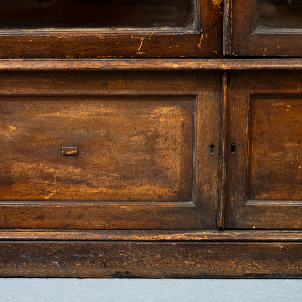 Monumental Victorian Glazed Oak Library Bookcase