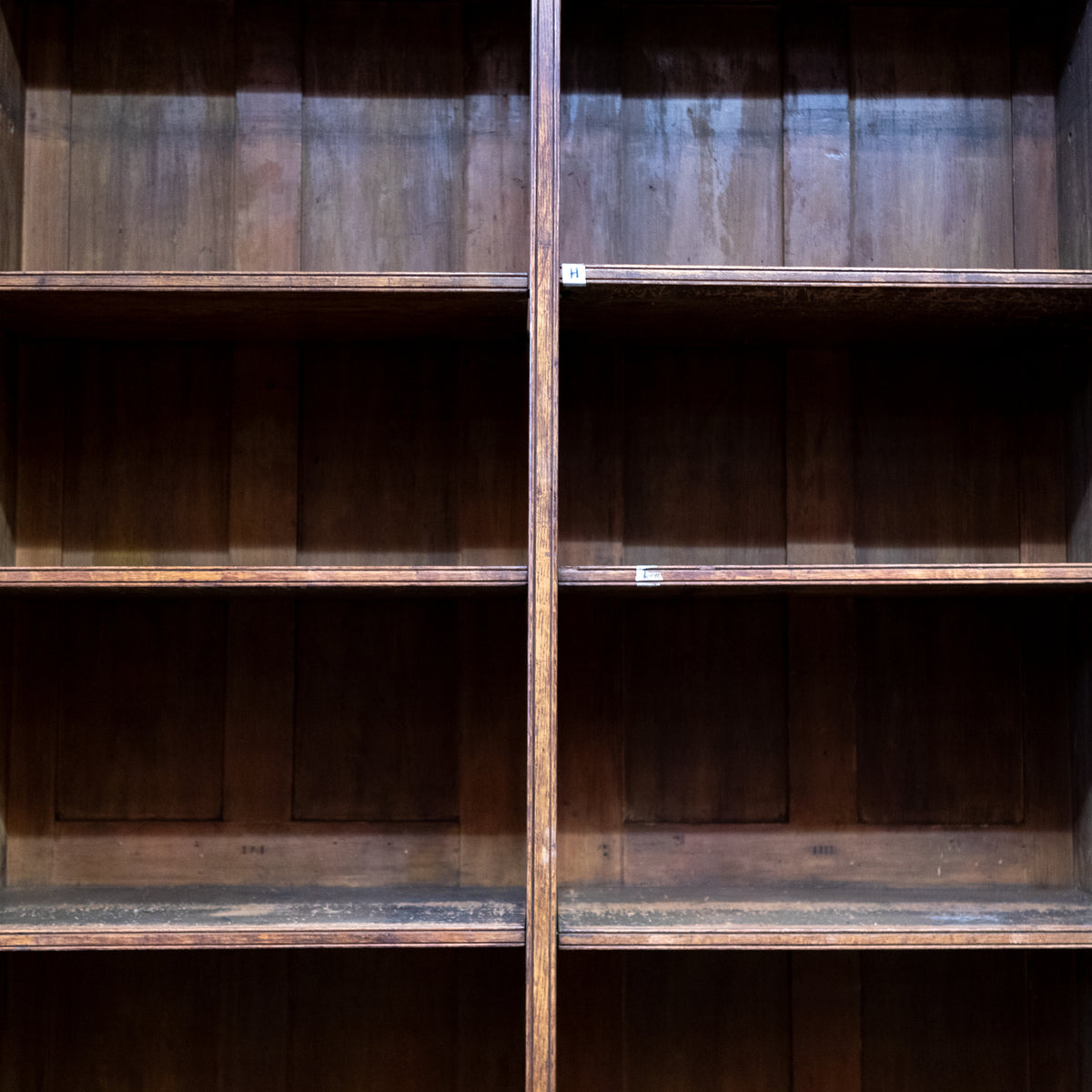 Monumental Victorian Glazed Oak Library Bookcase
