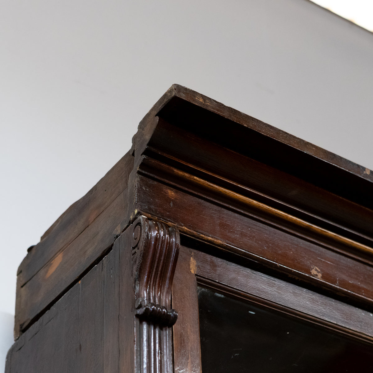 Monumental Victorian Glazed Oak Library Bookcase