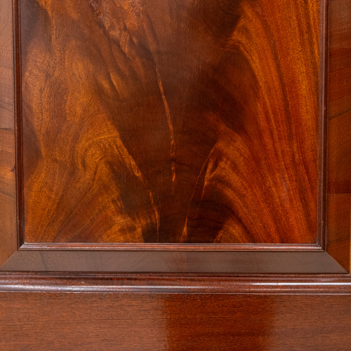 Reclaimed Large Flame Mahogany Double Doors