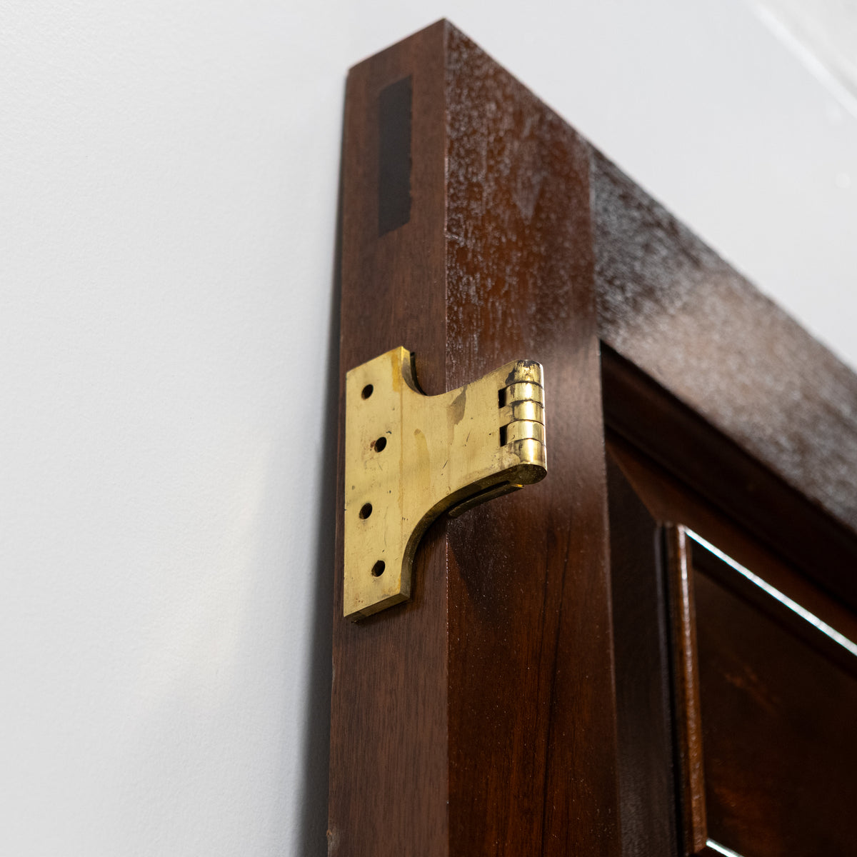 Reclaimed Large Flame Mahogany Double Doors