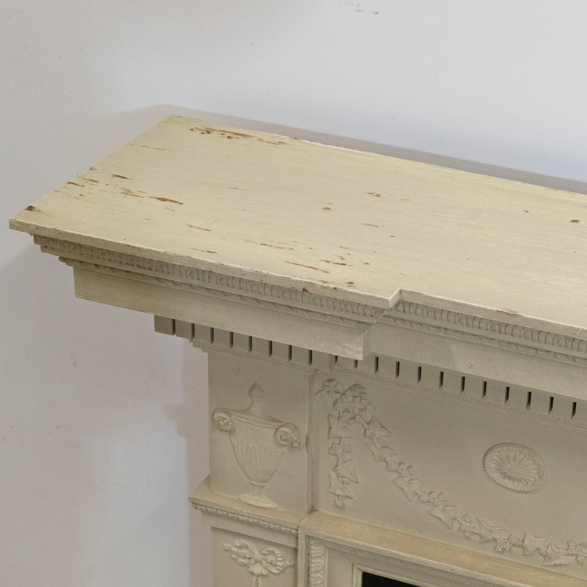 Reclaimed ornate Regency Style Wooden Surround with Slate Slips | The Architectural Forum