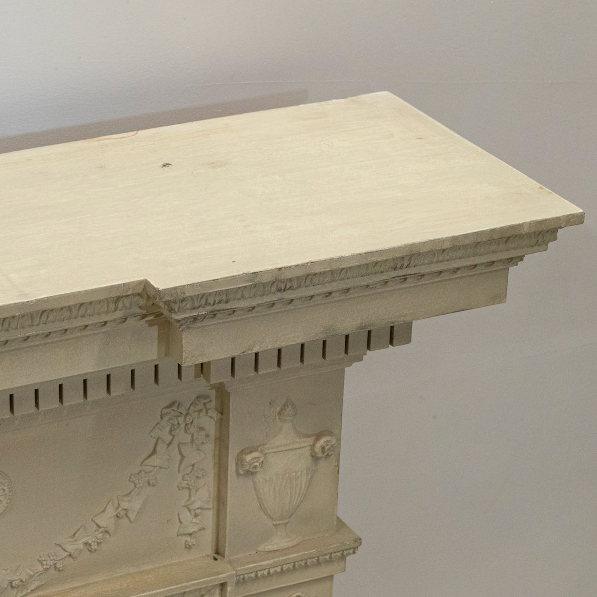 Reclaimed ornate Regency Style Wooden Surround with Slate Slips | The Architectural Forum