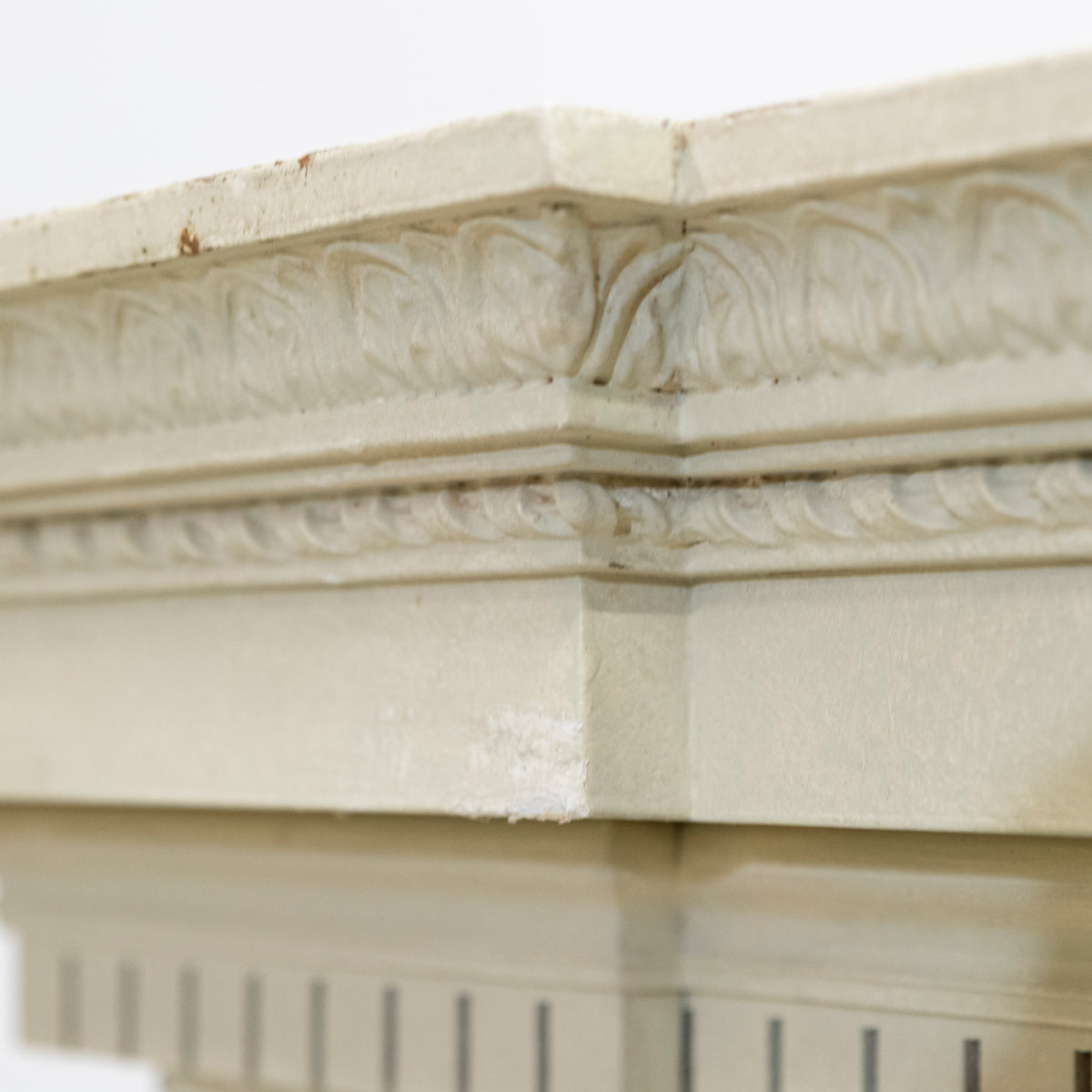 Reclaimed ornate Regency Style Wooden Surround with Slate Slips | The Architectural Forum