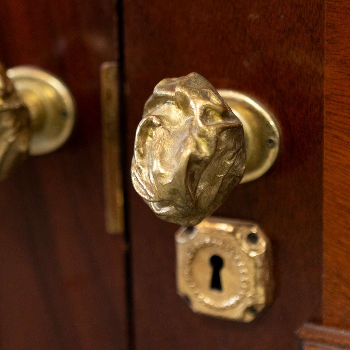 Large Reclaimed Solid Mahogany Double Doors | The Architectural Forum