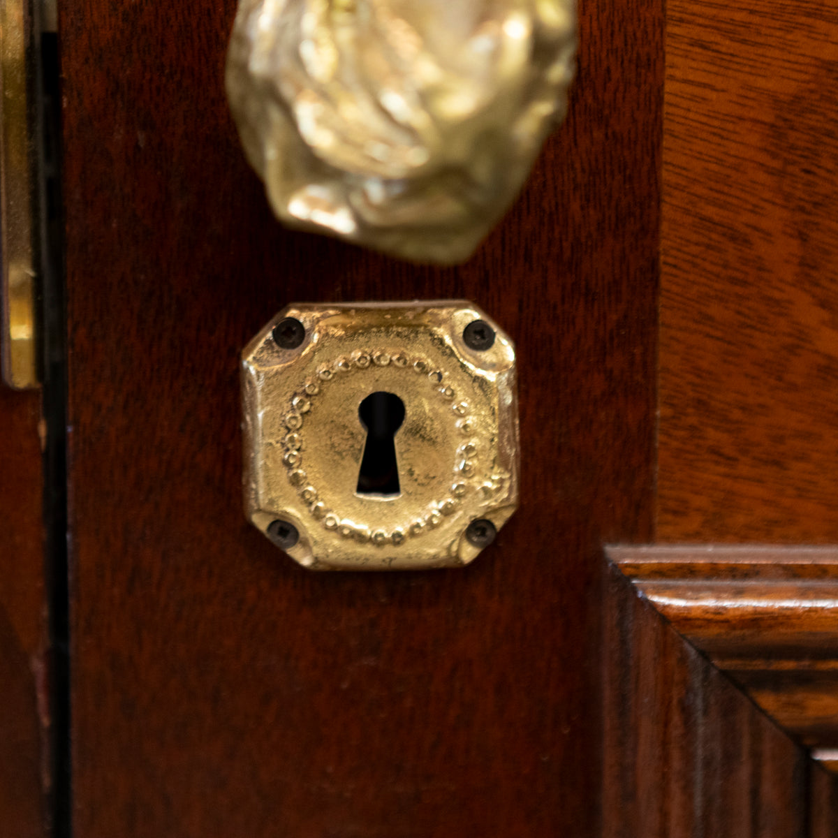 Large Reclaimed Solid Mahogany Double Doors | The Architectural Forum