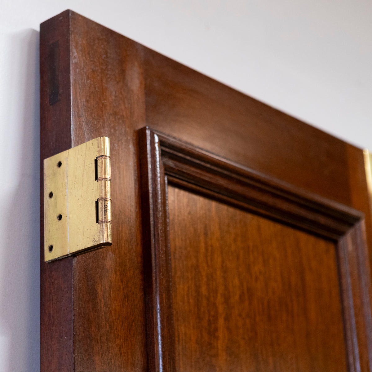 Large Reclaimed Solid Mahogany Double Doors | The Architectural Forum