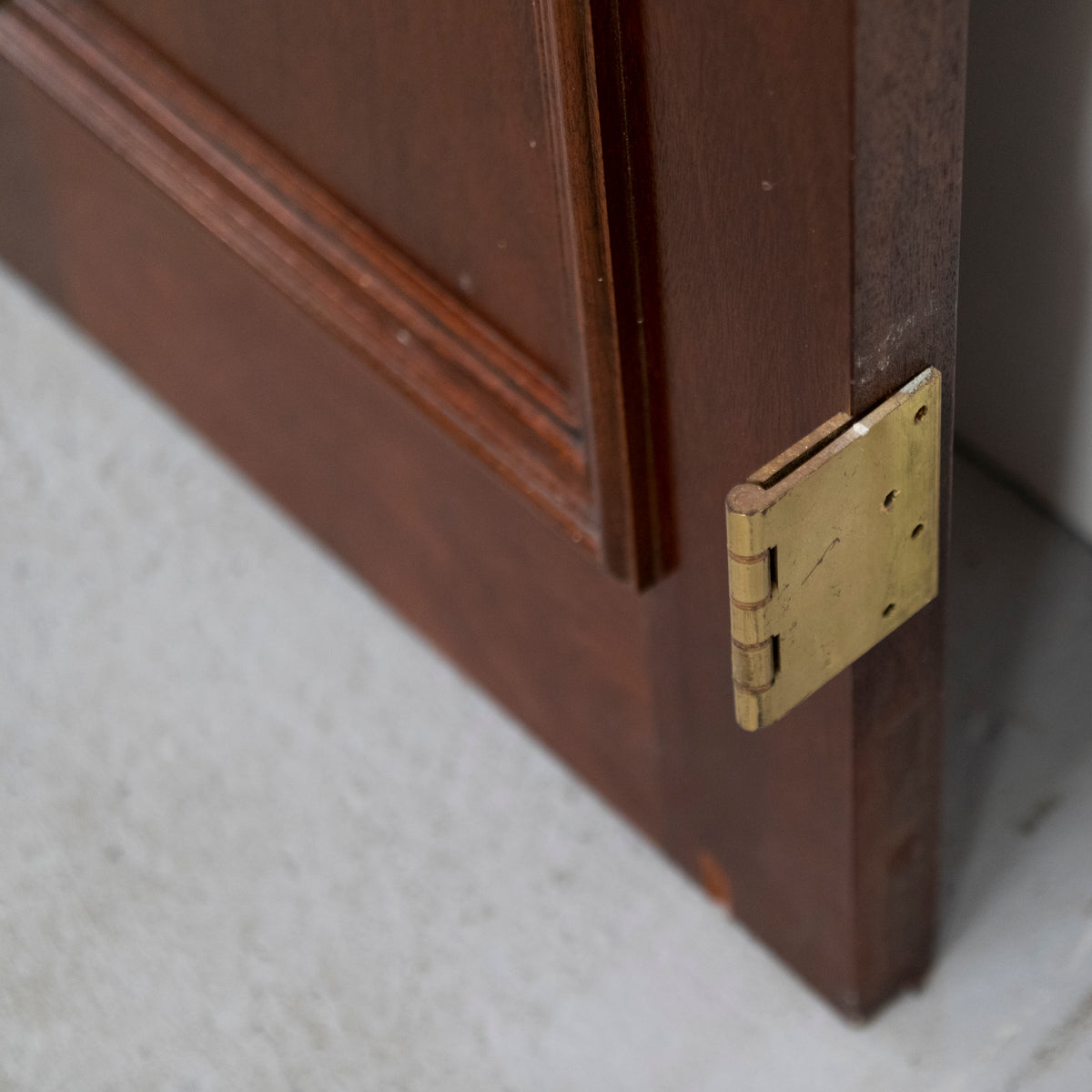 Large Reclaimed Solid Mahogany Double Doors | The Architectural Forum