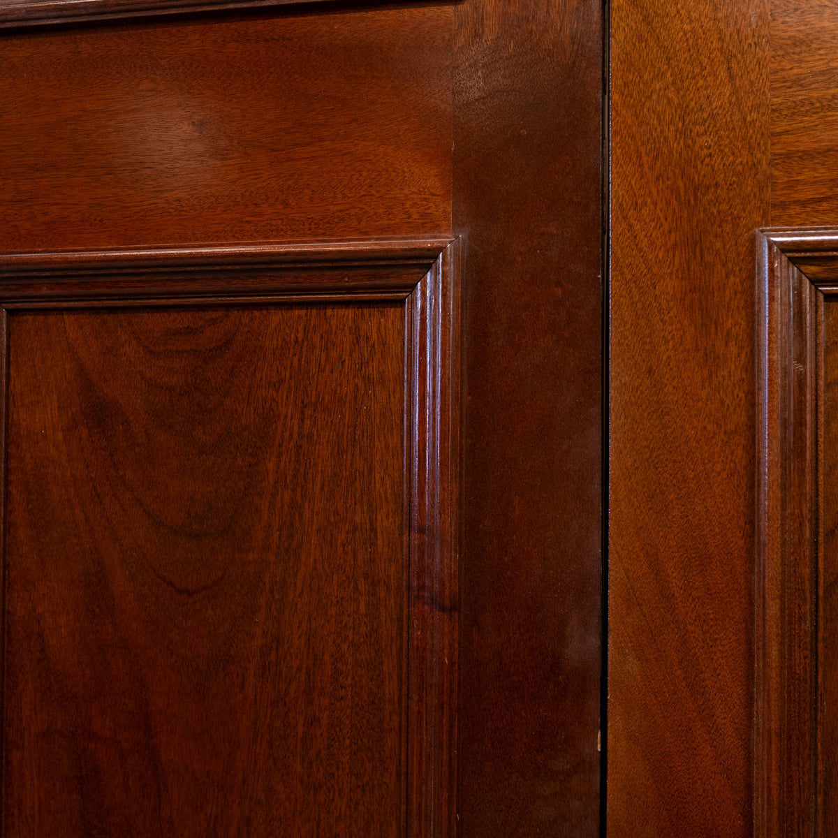 Large Reclaimed Solid Mahogany Double Doors | The Architectural Forum