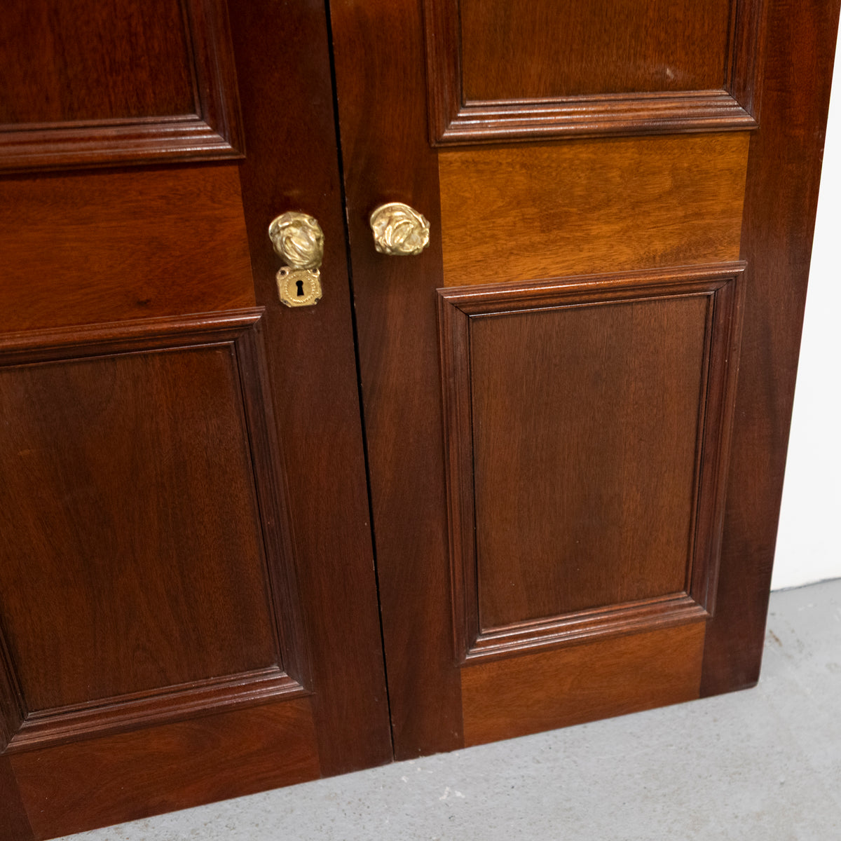 Large Reclaimed Solid Mahogany Double Doors | The Architectural Forum