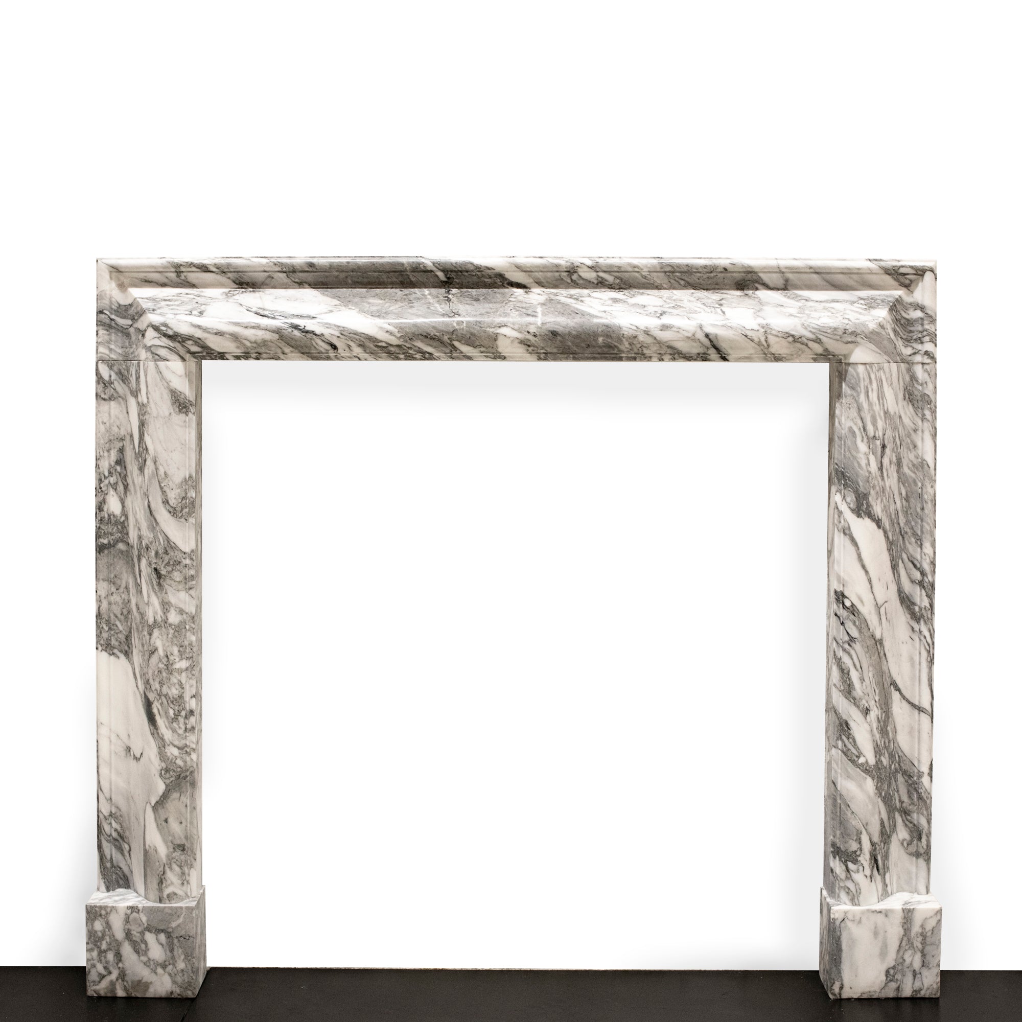 Arabescato Marble Bolection Fireplace Surround | The Architectural Forum