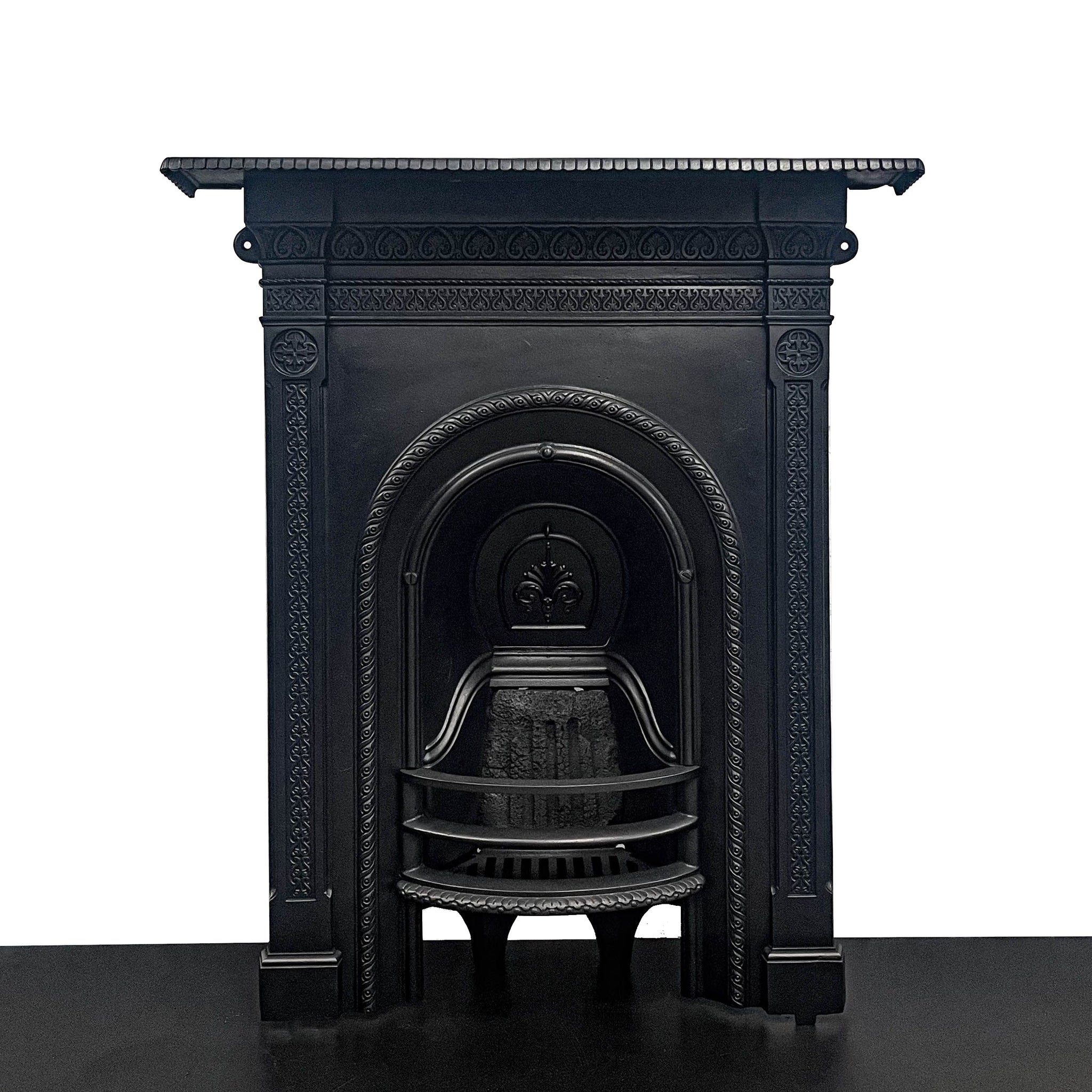 Antique Victorian Cast Iron Combination Fireplace - The Architectural Forum