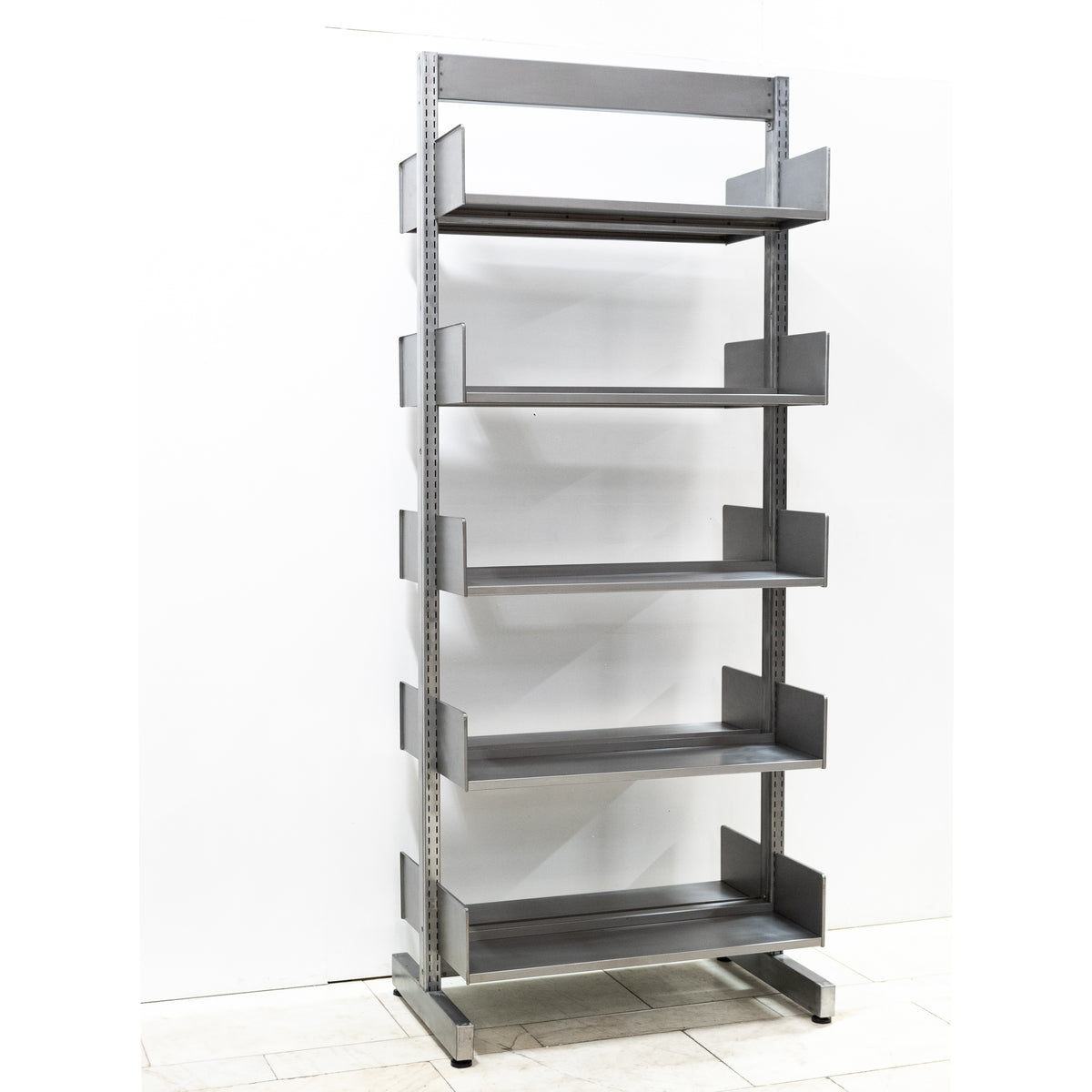 Mid-Century Steel Library Modular Shelving from Cambridge University