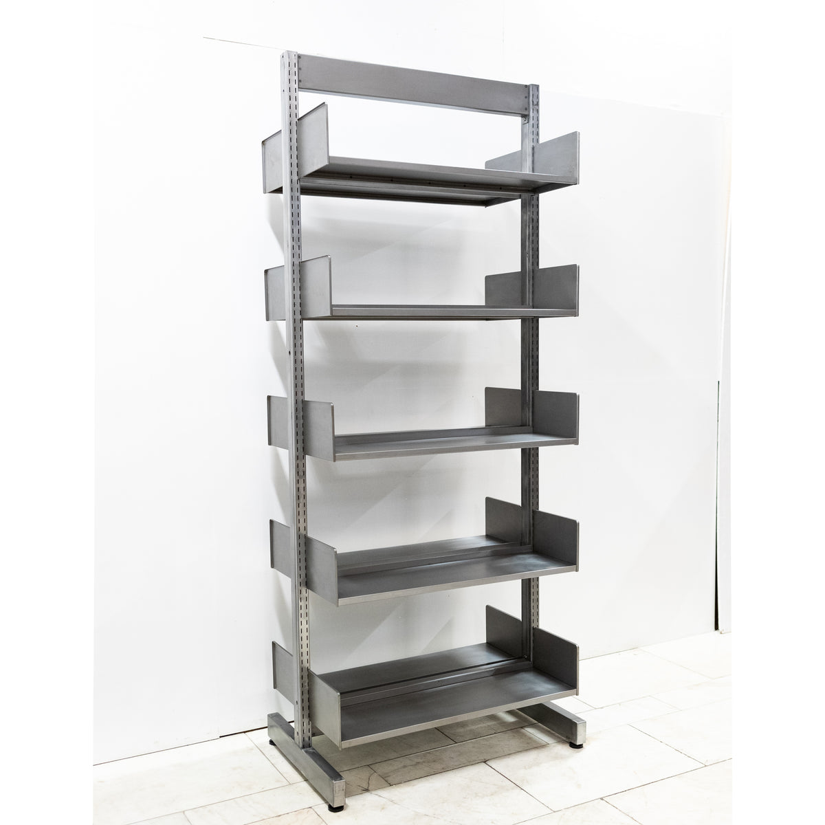 Mid-Century Steel Library Modular Shelving from Cambridge University