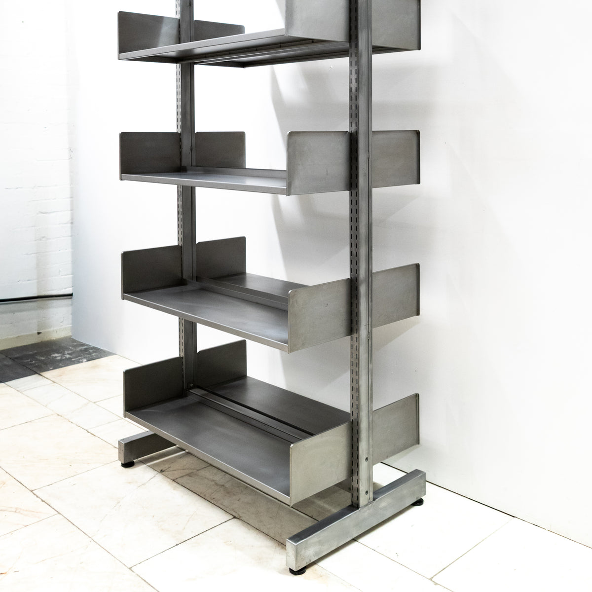 Mid-Century Steel Library Modular Shelving from Cambridge University