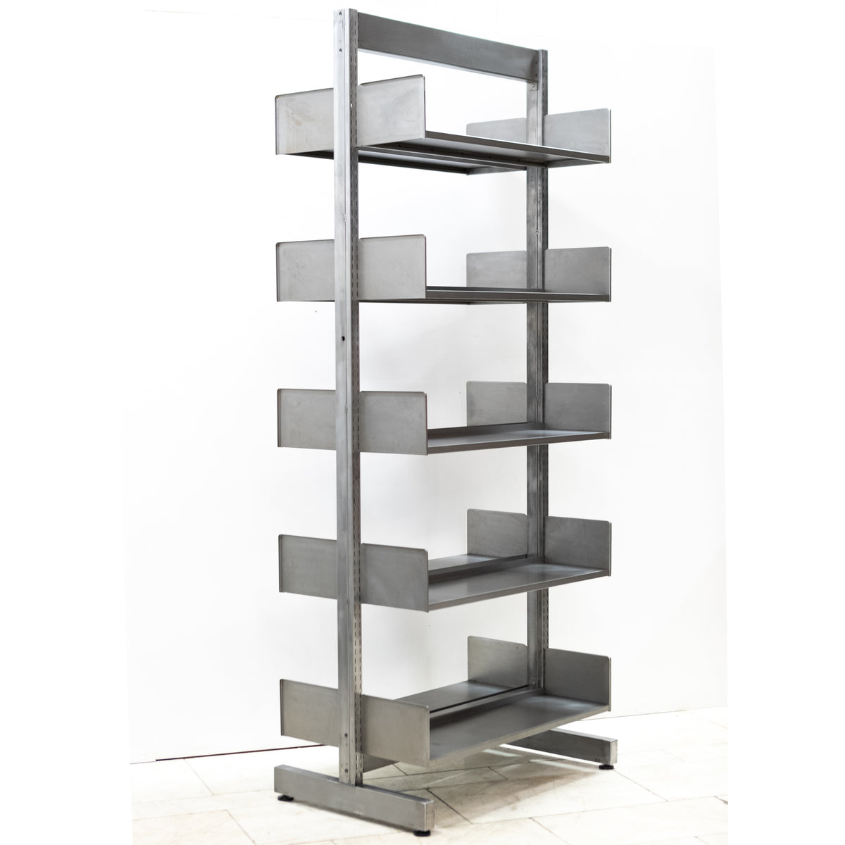 Mid-Century Steel Library Modular Shelving from Cambridge University