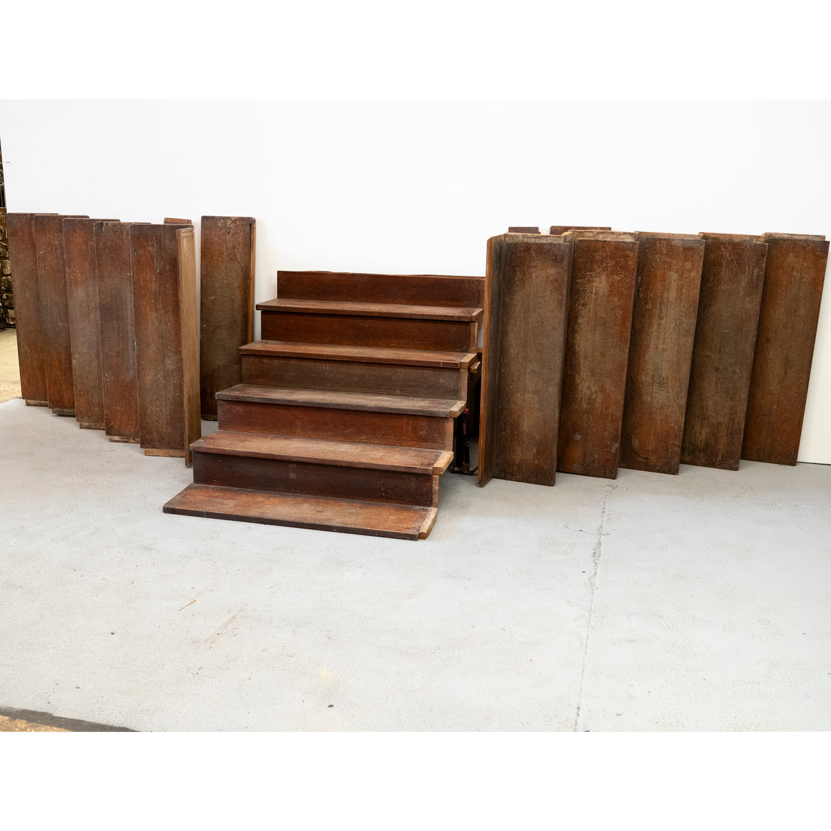 Reclaimed Mid-Century Staircase | 17 Teak Steps | The Architectural Forum