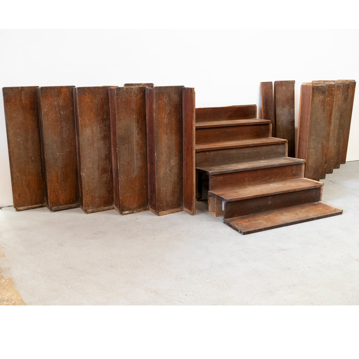 Reclaimed Mid-Century Staircase | 17 Teak Steps | The Architectural Forum
