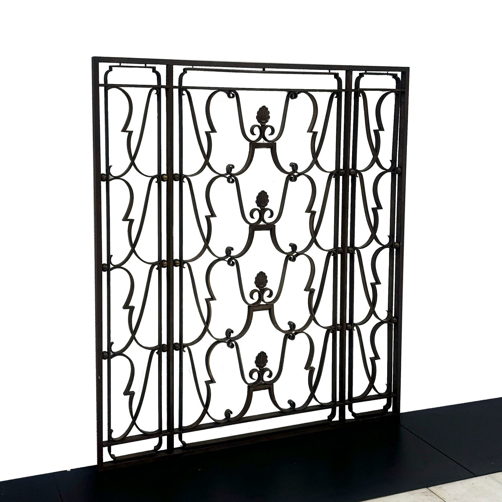 Antique Classic Art Deco Bronze Grill | Pair Available | The Architectural Forum