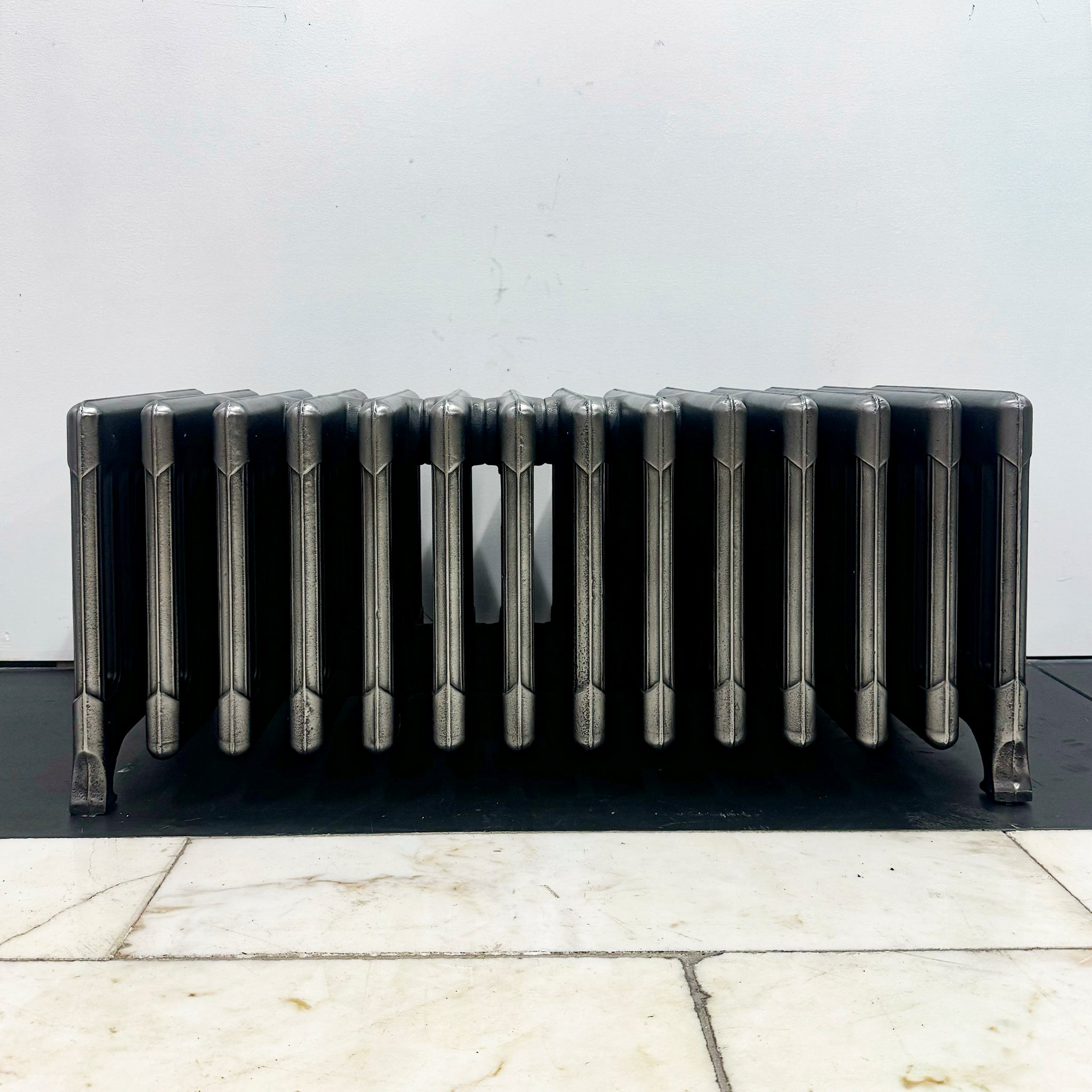 Antique Polished Cast Iron Radiator - The Architectural Forum