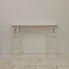 Large Antique Carrara Marble Fireplace Surround | The Architectural Forum