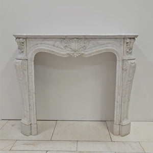 Antique French Style Marble Fireplace Surround | The Architectural Forum