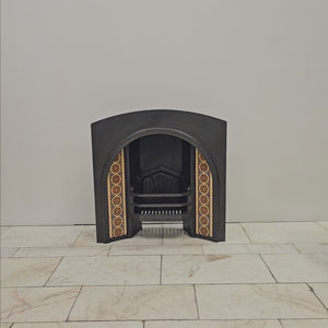 Rare Victorian Arched Tiled Insert with Minton Tiles | The Architectural Forum