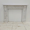 Antique Victorian Carrara Marble Fireplace Surround with Corbels | The Architectural Forum