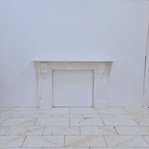 Antique Victorian Marble Surround with Ornate Carved Corbels | The Architectural Forum