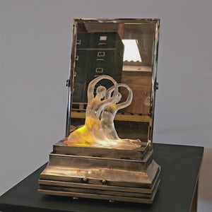 Rare Art Deco Glass Lamp | Ballet Dancer | The Architectural Forum