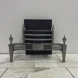 Reclaimed Steel Georgian Fire Basket | The Architectural Forum